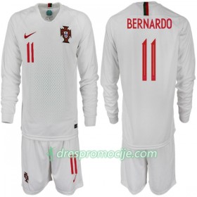 Portugal Dres BERNARDO 11 Dječji Gostujući Svjetsko prvenstvo 2018 Dugim Rukavima